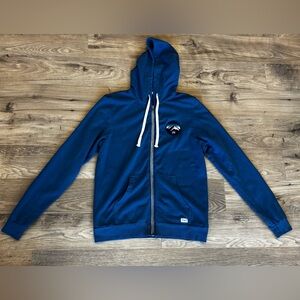 Marine Layer Blue Zip-Up Hoodie
Size Small | Men’s